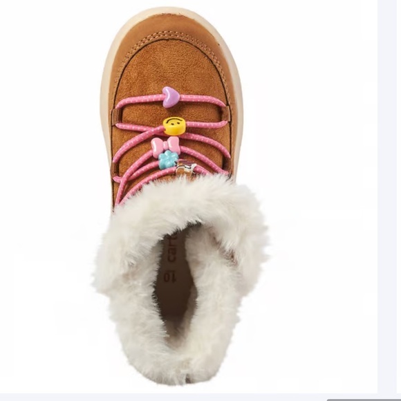 Carter’s Little Girls Charmane Ankle Boots NEW Sz 8 - Picture 4 of 5